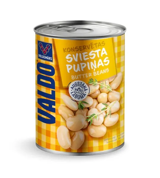 Konserv. pupiņas VALDO sviesta 400g