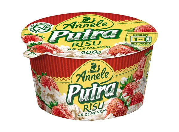 Rīsu putra ANNELE ar zemenēm 200g