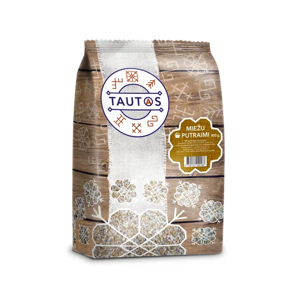 Putraimi miežu 800g, Tautas