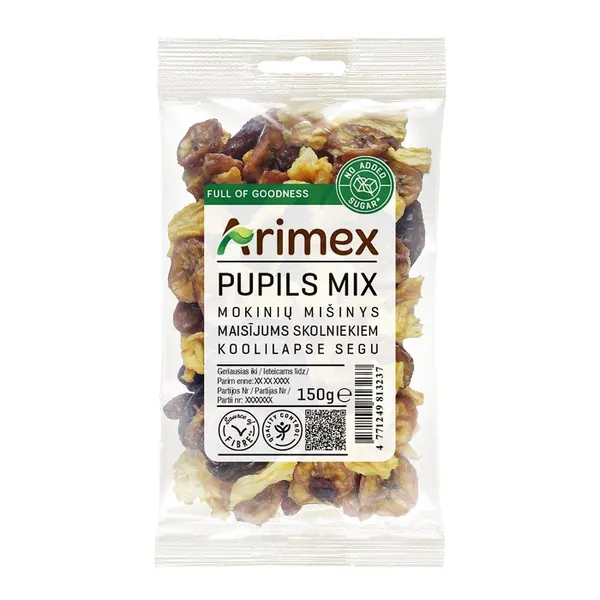 Riekstu maisījums Skolnieku 150g, Arimex