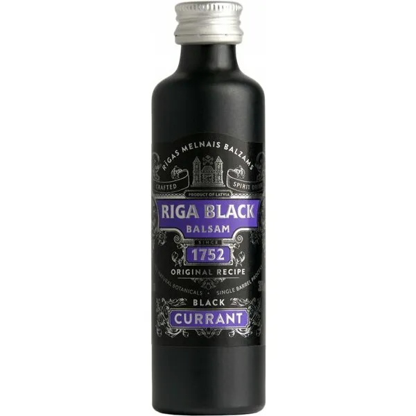 Rīgas Melnais Balzams upeņu 30% 0.04l