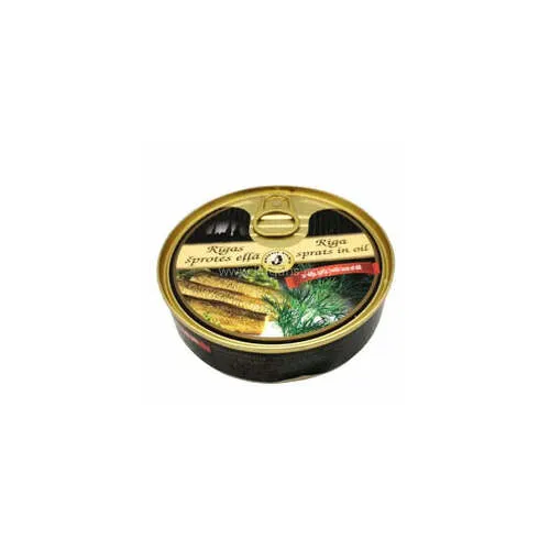 Rīgas šprotes ar dillēm 160g EO