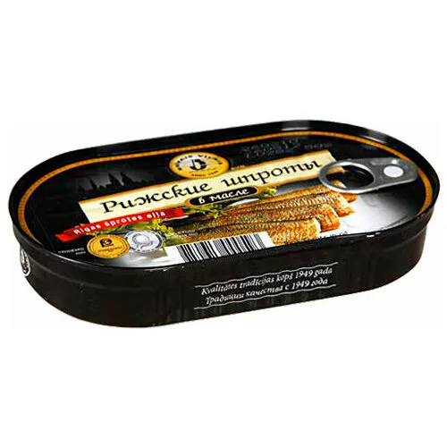 Rīgas šprotes eļļā 190g/133g