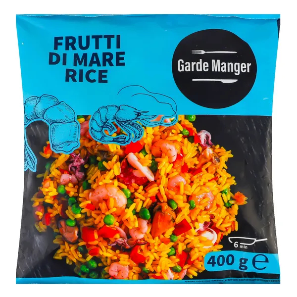 Rīsi ar jūras veltēm  Frutti Di Mare GARDE MANGER, 400g