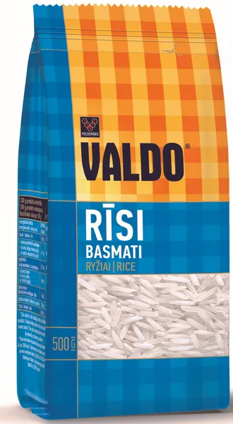 Rīsi Valdo Basmati fas. 500g
