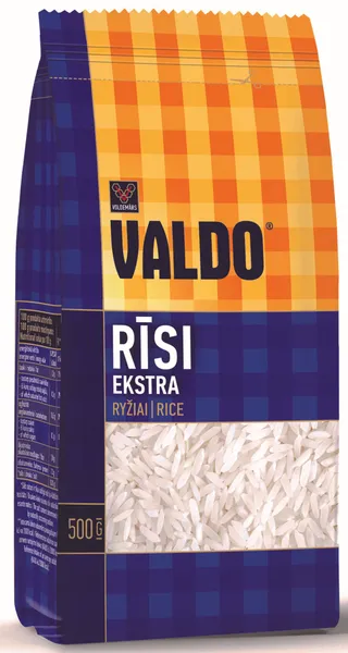 Rīsi Ekstra 500g, Valdo