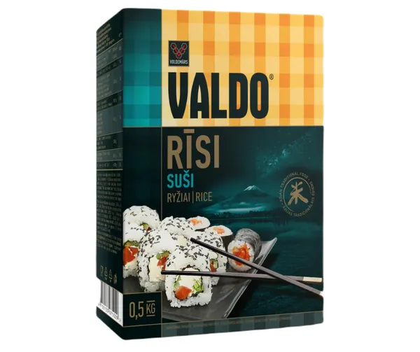 Rīsi Suši Japonika 4x125g, Valdo.