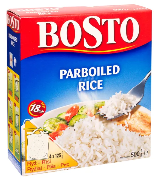Rīsi Bosto tvaicēti 4x125g