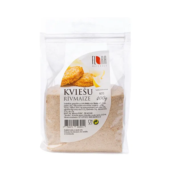 Rīvmaize 400g, Flora Maiznīca