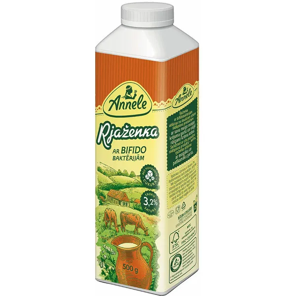 Rjaženka Annele 3,2% 500ml