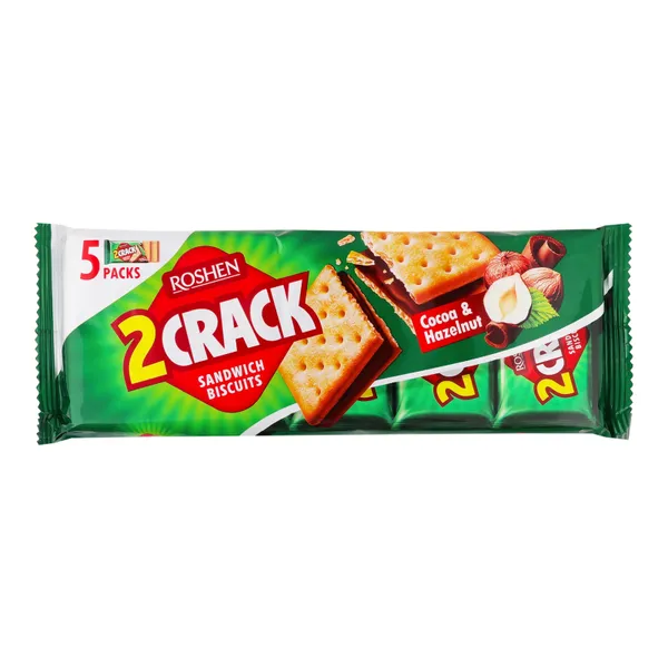 ROSHEN Cepumi 2 Crack ar kakao-riekstu pild. 190g