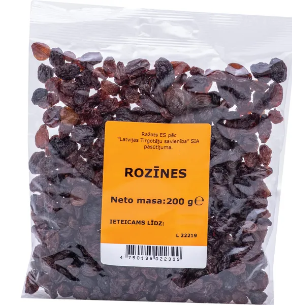 Rozīnes 200g, LaTS
