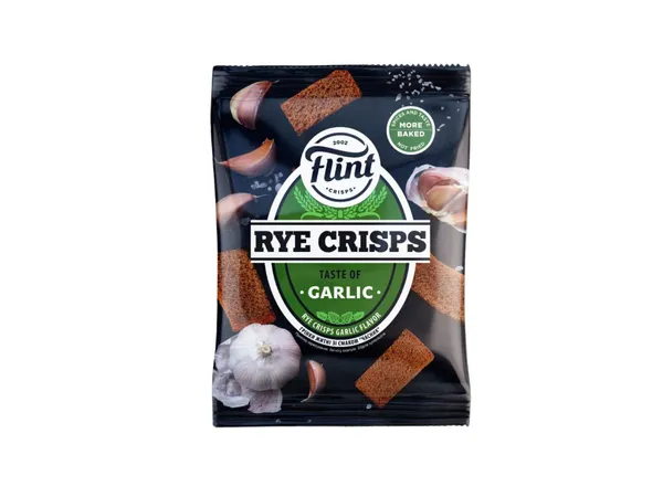 Rudzu maizes ķiploku grauzdiņi 70g, Flint