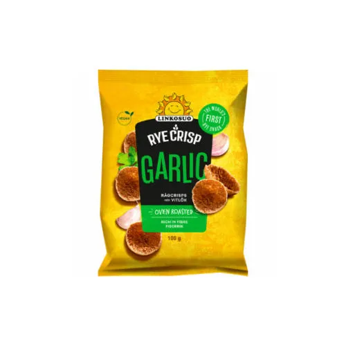 Rudzu sausmaizītes ar ķiploku garšu 100g, Linkosuo