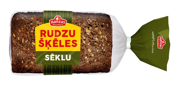 Rudzu sēklu šķēles 450g, Hanzas Maiznīca