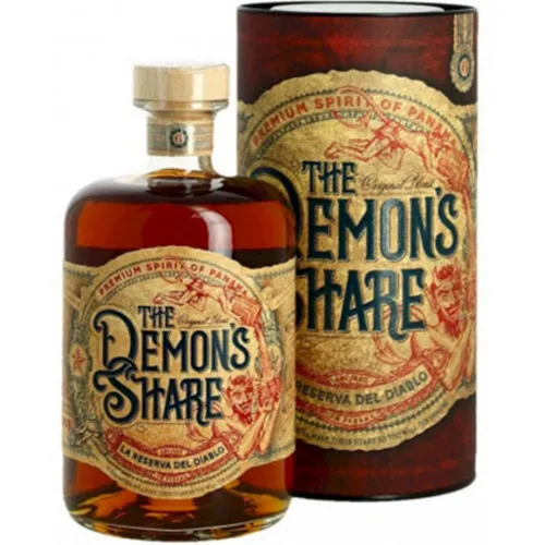 Rums Demon's Share 6 YO ar tūbu 40% 0.7l