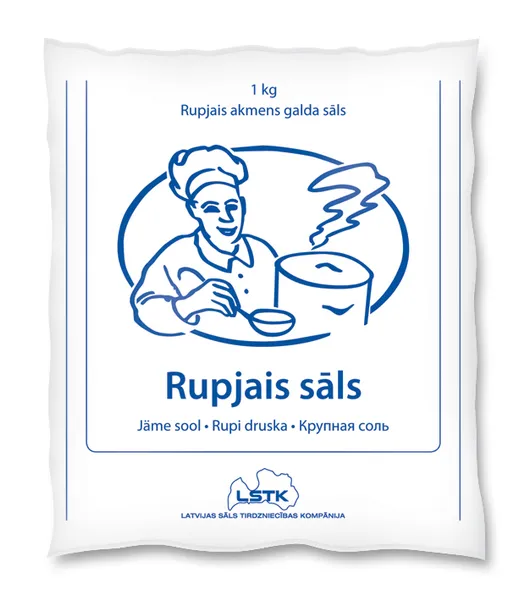 Rupjais galda sāls 1kg, Pavāriņš