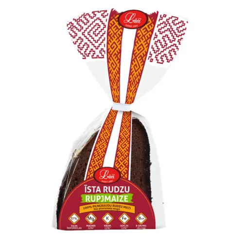 Rupjmaize LĀČI Īsta no lielā kukuļa 400g