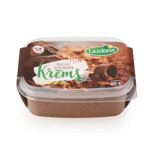 Saldā krējuma krēms 25% ar kakao 300g, Lazdonas PS