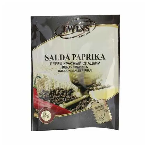 Saldā paprika malta, iepak. 15g, Twins