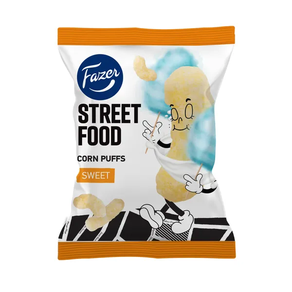 Saldās kukurūzas nūjiņas Street Food  100g, Fazer