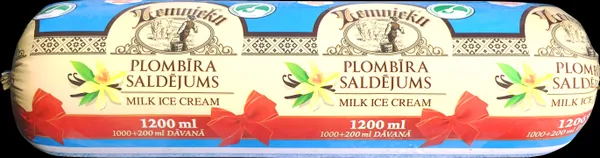 Saldējuma desa plombīra 1.2l/ 600g, Zemnieku