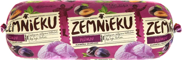 Saldējuma desa plūmju Zemnieku 1l