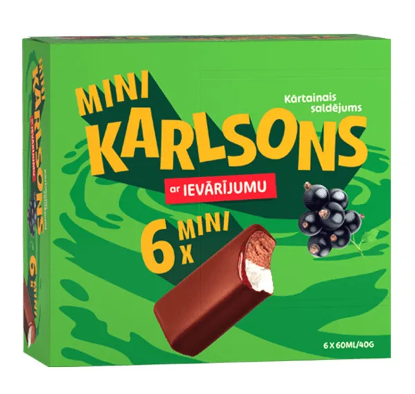 Saldējums Ābolu-upeņu 360ml/240g, Karlsons