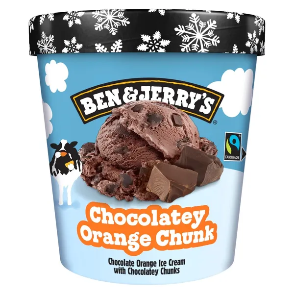 Saldējums Chocolate Orange Chunk 465ml/ 399g, Ben and Jerrys