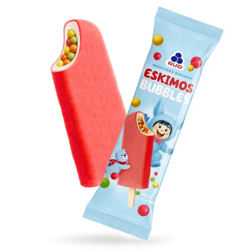 Saldējums Eskimos Bubbles plombīra 75ml/70g