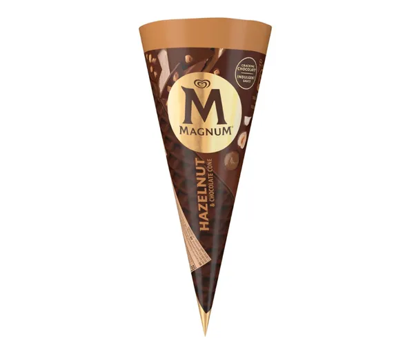 Saldējums Hazelnut disc cone 115ml/ 82g, Magnum