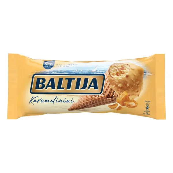 Saldējums krējuma ar karameli Baltija 140ml/ 83g, Ingman