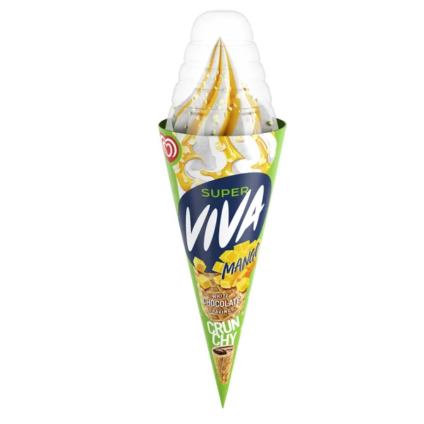 Saldējums mango baltajā šokolādē 140ml/79g, Super Viva