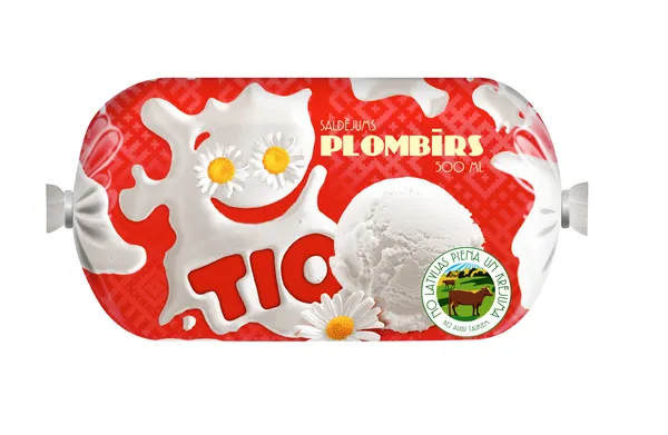 Saldējums Tio plombīrs 500ml/240g