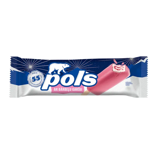 Saldējums Pols bārbeļu 95ml/65g