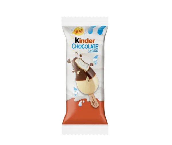 Saldējums Kinder Chocolate uz kociņa, 38g/55ml