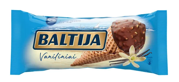 Saldējums Baltija vaniļas 150ml/95g