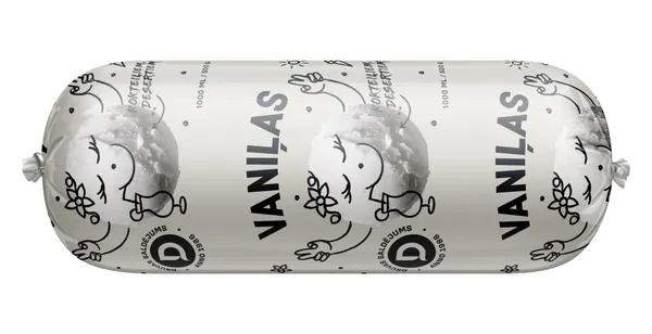 Saldējums vaniļas Klassika Kokteiļu 1l/500g, Druva