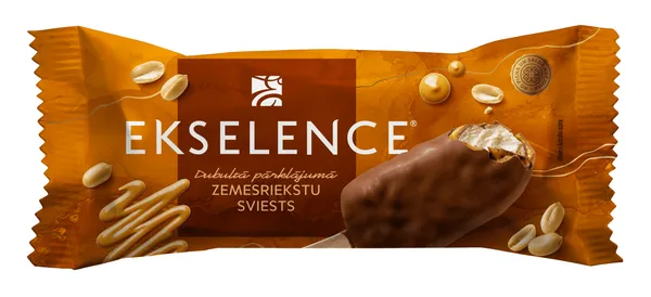 Saldējums zemesriekstu sviests uz kociņa 8.17% 82ml/ 70g, Ekselence
