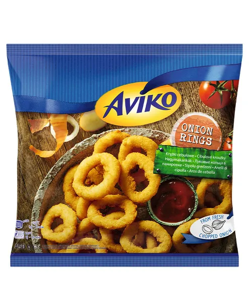 Saldēti sīpolu gredzeni AVIKO 450g