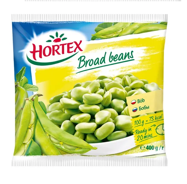 Saldēts cūku pupas 400g, Hortex