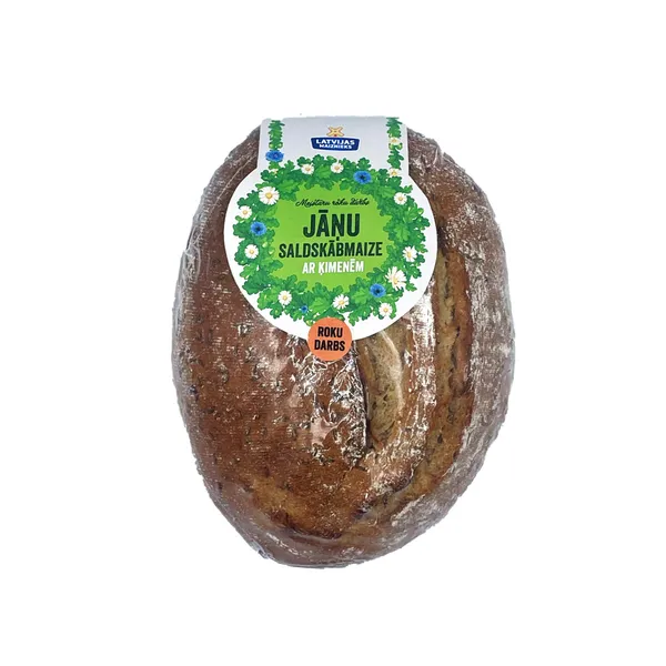 Saldskābmaize ar ķimenēm Jāņu 500g, Latvijas Maiznieks