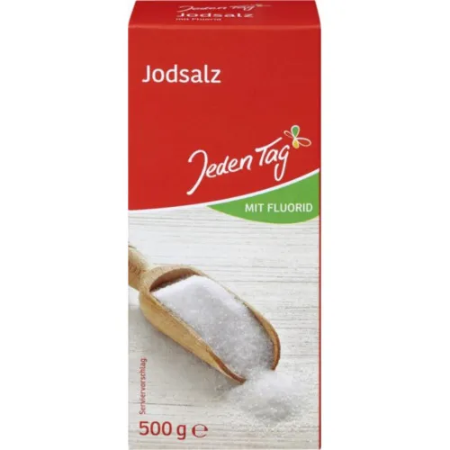 Sāls ar jodu un fluorīdu 500g Jeden Tag