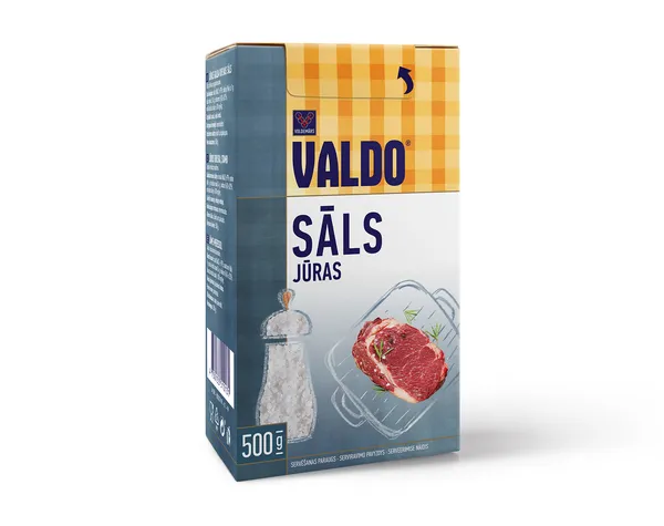 Sāls jūras 0.5kg, Valdo