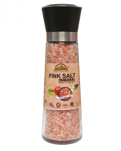Sāls rozā, dzirnaviņas 368g, Himalayan Chef