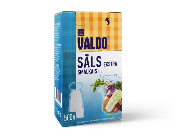 Sāls VALDO EKSTRA (kārba) 500g