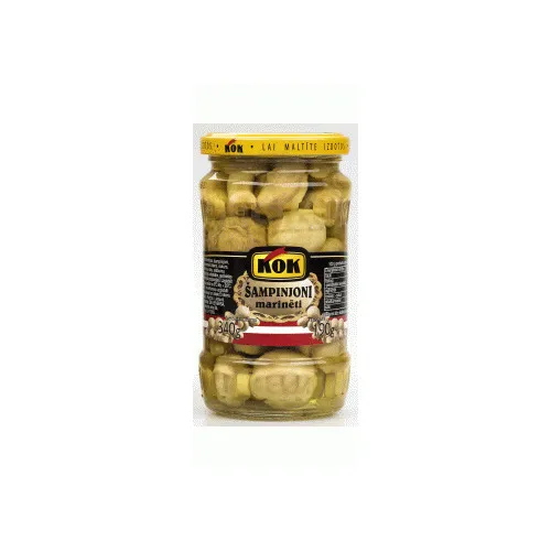 Šampinjoni marinēti 340g (190g), KOK