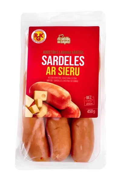 Sardeles augstākā labuma ar sieru vārītas RGK 450g
