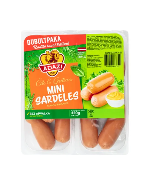 Sardeles mini Čik  and  Gatavs 450g, GN Ādaži