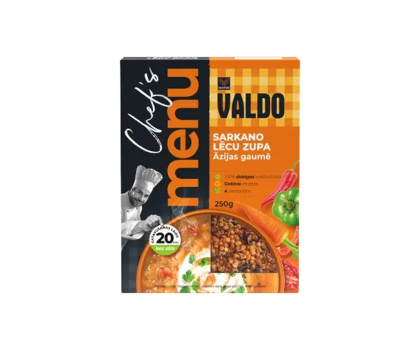 Sarkano lēcu zupa Valdo Āzijas gaumē 250g